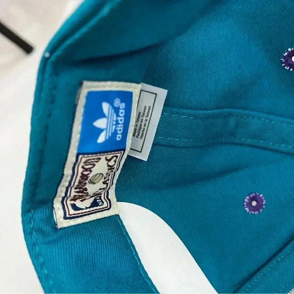 vintage Adidas hardwood classics charlotte hornets cap team cap hat‎ snap back - Picture 4 of 6